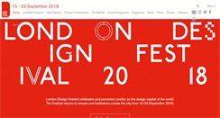 Desktop Screenshot of londondesignfestival.com