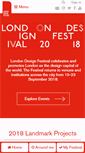 Mobile Screenshot of londondesignfestival.com